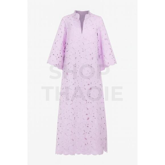 TUCKERNUCK Lilac Floral Lace Clarice Dress Size L NWT Retail $348 Tuckernuck - Picture 10 of 10